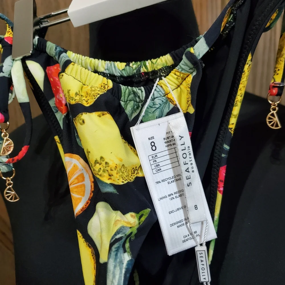NWT Seafolly Lemoncello Bikini Bottom - Picture 2 of 4